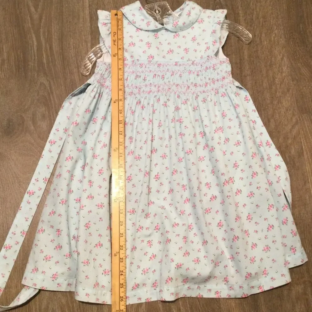 Laura Ashley 1990s vintage floral smocked dress 6